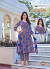 Zirkan Gold Vol 2 By Kanya Vertican Kurti With Bottom Dupatta Wholesale Market In India